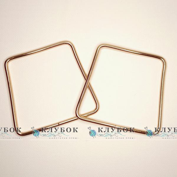 Ручка сумочная металлическая 12см(золото)