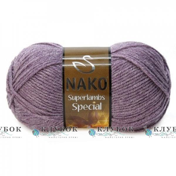 Пряжа полушерсть Nako «Superlambs Special / Суперлембс Спешл» Турция №23331(слива)
