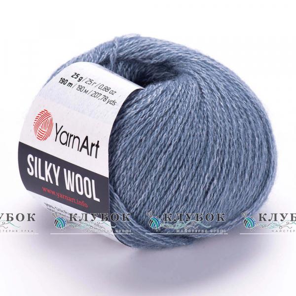 Пряжа YarnArt « Silky Wool / Силки вул » Турция №331(джинс)