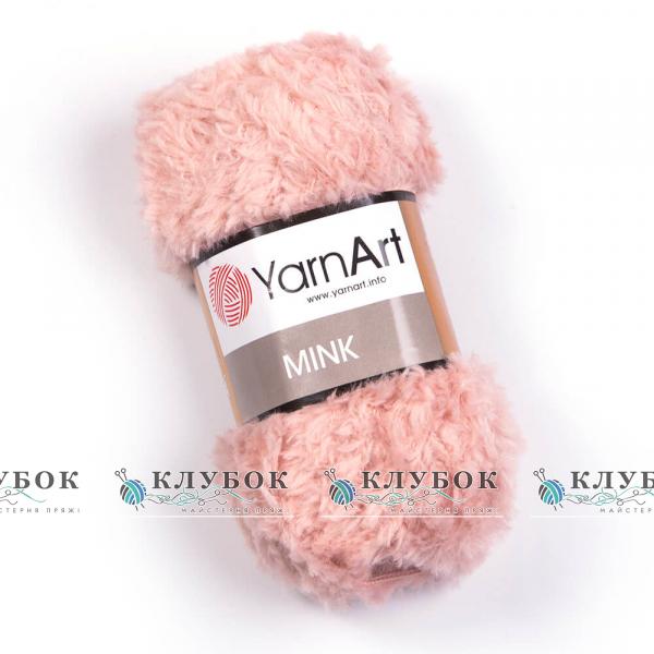 Пряжа YarnArt «Mink / Минк» №341(пудра)
