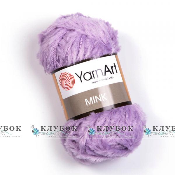 Пряжа YarnArt «Mink / Минк»   №350(сиреневый)