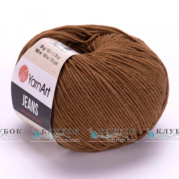Пряжа YarnArt «Jeans / Джинс» Турция №40(коричневый)
