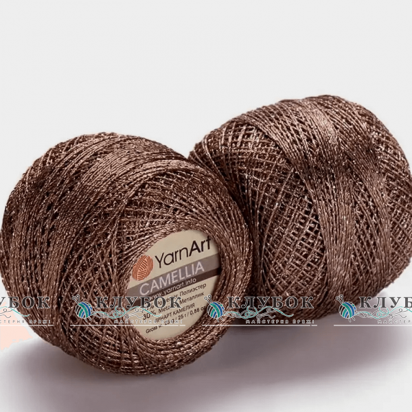 Пряжа YarnArt «Camellia / Камелия» Турция №429(коричневый)