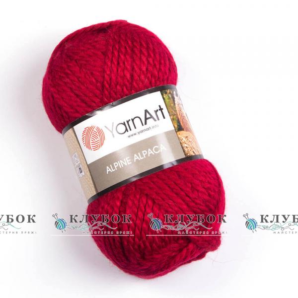 Пряжа  YarnArt «Alpine Alpaka / Альпин Альпака» Турция №434(красный)