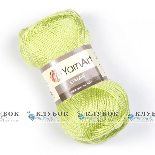 Пряжа YarnArt « Етамін» №452(салатовий)