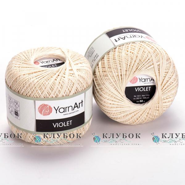 Пряжа YarnArt «Violet / Виолет»  №6282(лен)