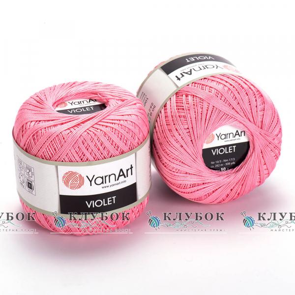 Пряжа YarnArt «Violet / Виолет»   №6313(розовый)
