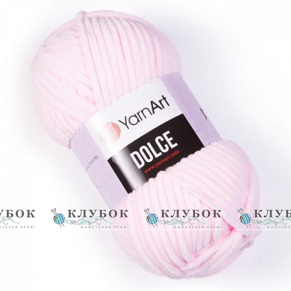 Плюшевая пряжа YarnArt «Dolce / Дольче»  №750(розовый)