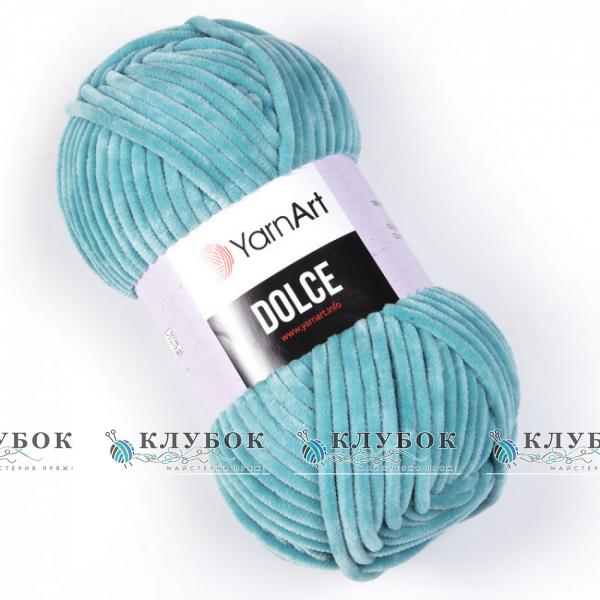 Плюшевая пряжа YarnArt «Dolce / Дольче»  №770(темная бирюза)