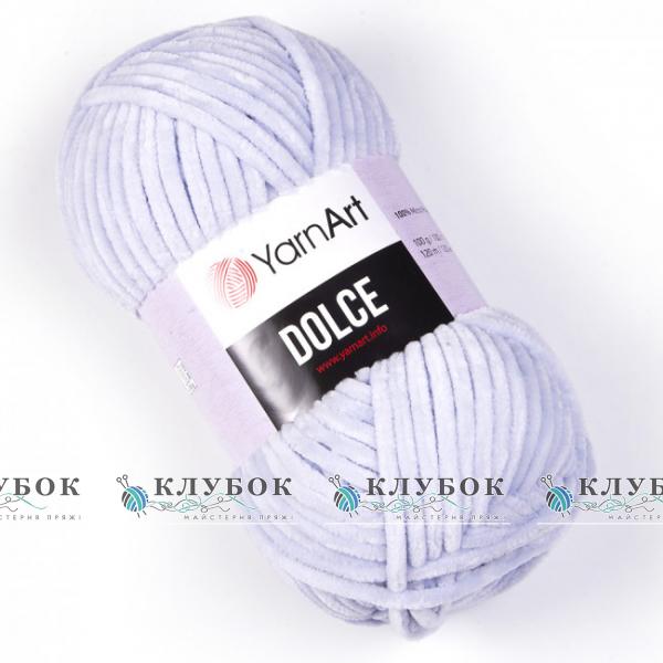 Плюшевая пряжа YarnArt «Dolce / Дольче»  №776(бледно сиреневый)