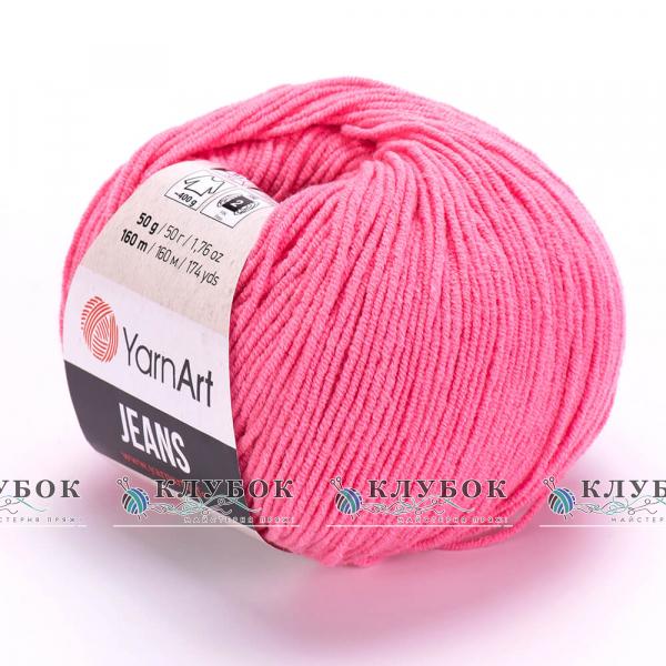 Пряжа YarnArt «Jeans / Джинс» Турция №78(розовый)