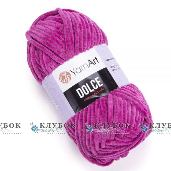 Плюшевая пряжа YarnArt «Dolce / Дольче» №794(фуксия)