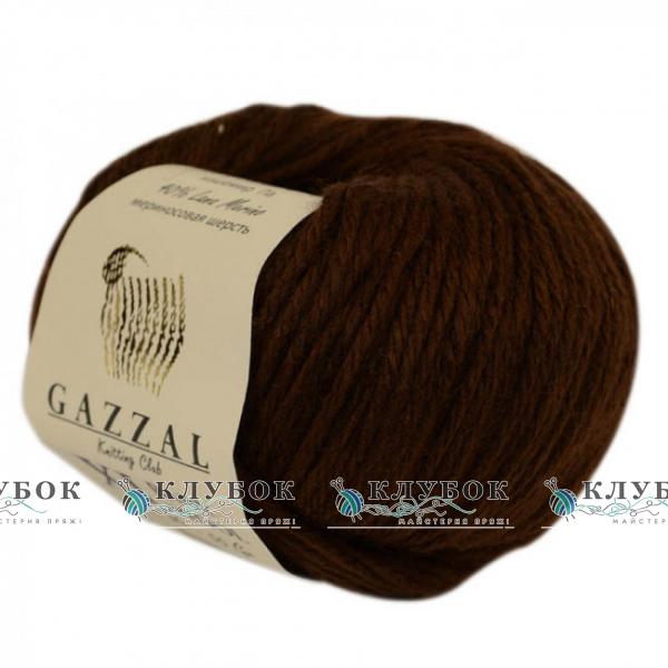 Пряжа напіввовна Gazzal "Baby Wool XL / Бебі Вул XL" Туреччина №807(коричневий)