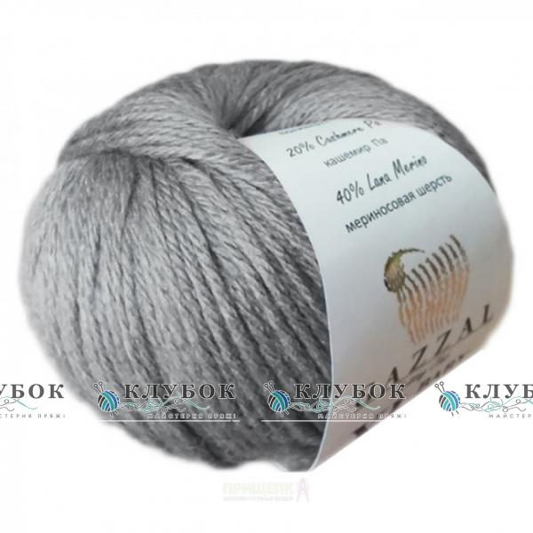 Пряжа напіввовна Gazzal "Baby Wool XL / Бебі Вул XL" Туреччина №818(сірий)