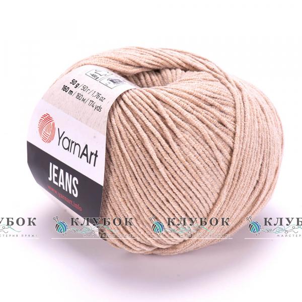 Пряжа YarnArt «Jeans / Джинс» Турция №87(кофе с молоком)