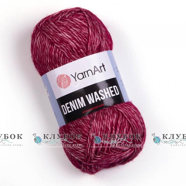 Деним Washed №918(бордо)