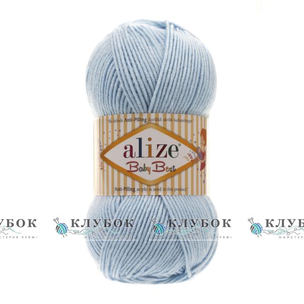 Пряжа Alize «Baby Best / Беби Бест» Турция №40(голубой)