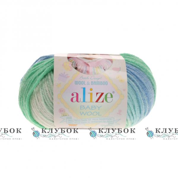Пряжа Alize «BABY WOOL Batik/ Беби Вул Батик» Турция №4389