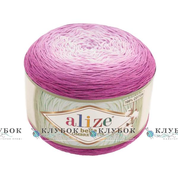 Пряжа Ализе«BELLA OMBRE BATIK / Белла Омбре Батік» Турция № 7429(малиновый)