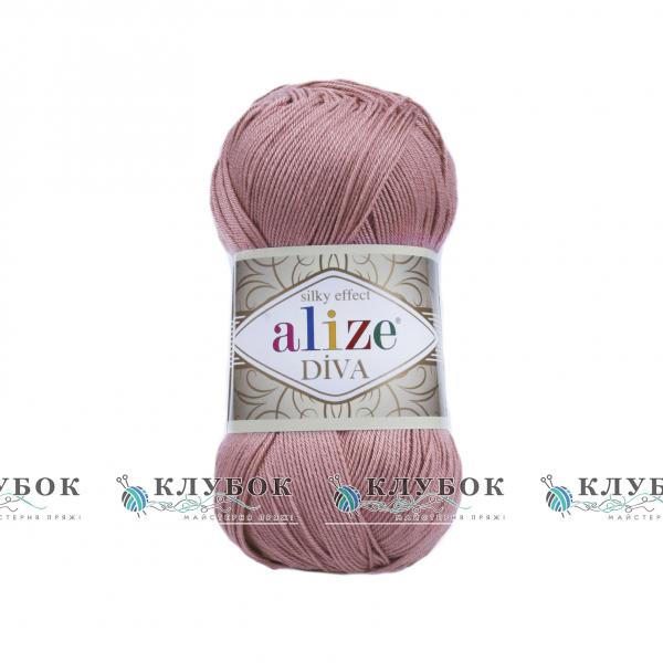 Пряжа Alize «Diva / Дива»   №354(суха троянда)