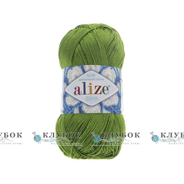 Пряжа Alize «Miss / Мисс»  №479(зеленый)