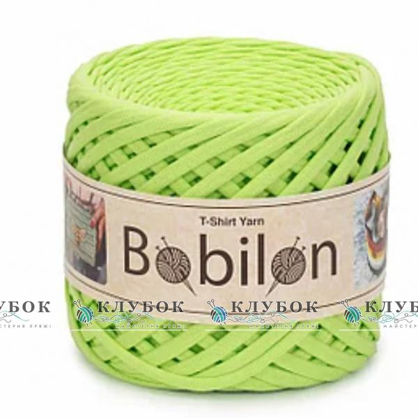 Трикотажная пряжа Bobilon Medium / Бобилон Медиум 7-9мм   (фисташковый)