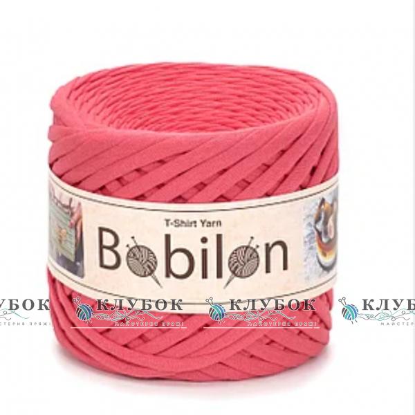 Трикотажная пряжа Bobilon Medium / Бобилон Медиум 7-9мм   (коралловый)