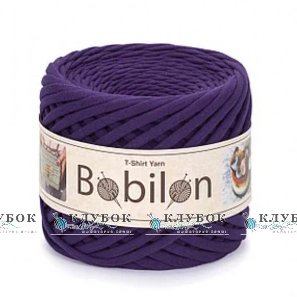 Трикотажная пряжа Bobilon Medium / Бобилон Медиум 7-9мм  (фиолетовый)