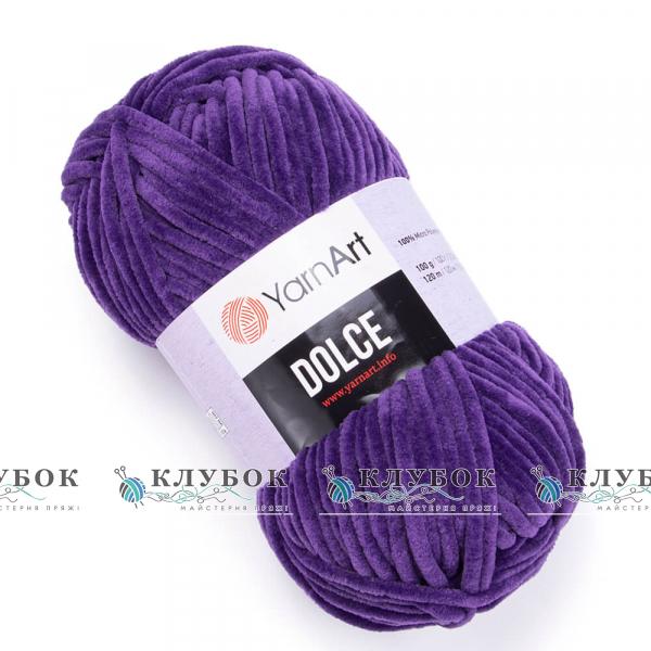 Плюшева пряжа YarnArt «Dolce / Дольче» №792(фіолетовий)