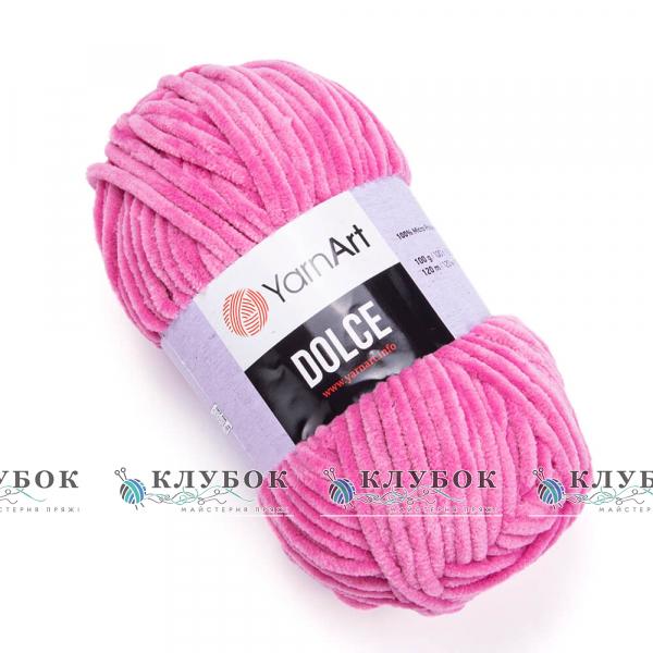 Плюшевая пряжа YarnArt «Dolce / Дольче» №795(малина)