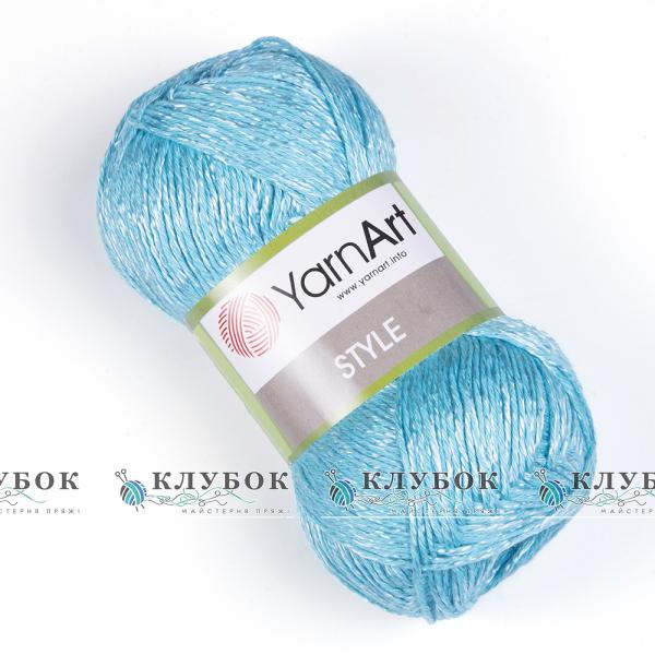 Пряжа YarnArt «Style \ Стиль» Турция №673(бирюза)