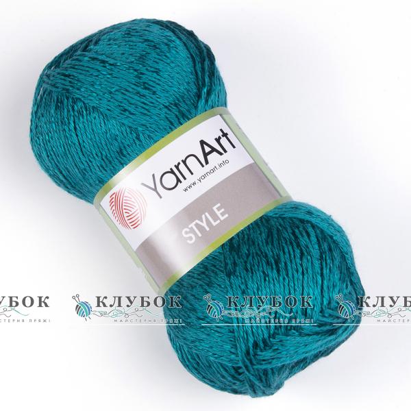 Пряжа YarnArt «Style \ Стиль» Турция №677(петроль)
