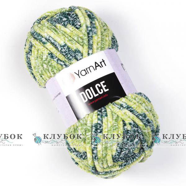 Плюшевая пряжа YarnArt «Dolce / Дольче» №808(меланж)