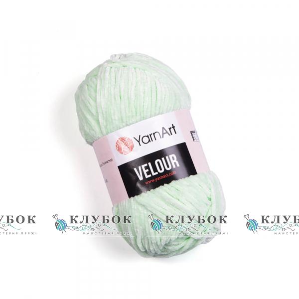 Пряжа Yarnart «Velour / Велюр» Турция №845(мята)