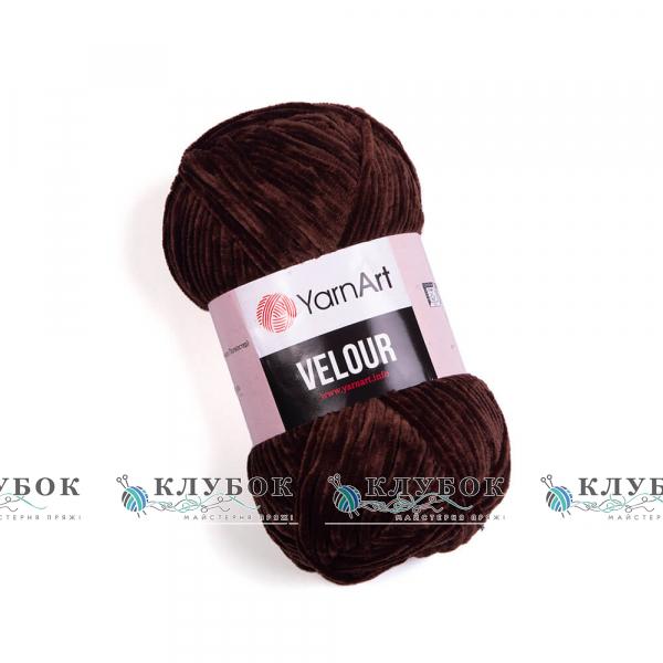 Пряжа Yarnart "Velour / Велюр" Туреччина №852(коричневий)