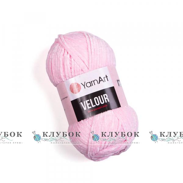 Пряжа Yarnart «Velour / Велюр» Турция №854(розовый)