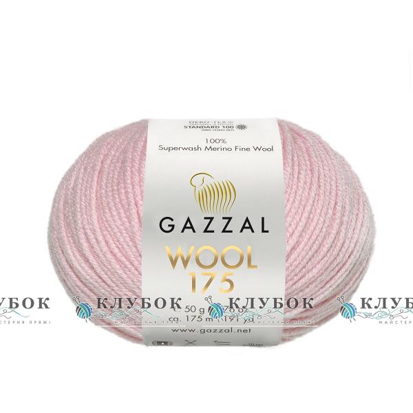 Вовна Gazzal "Wool 175 / Вул 175" Туреччина №329(пудра)