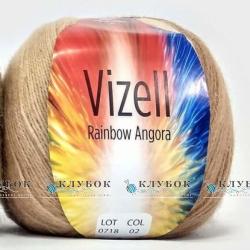 Пряжа Vizell "Rainbow Angora / Рейнбоу Ангора" Туреччина №02