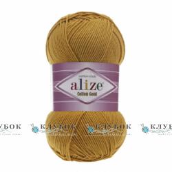 Пряжа Alize "Cotton Gold / Коттон Голд" Туреччина №02(гірчичний)