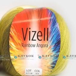 Пряжа Vizell "Rainbow Angora / Рейнбоу Ангора" Туреччина №03