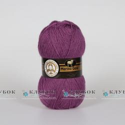 Пряжа полушерсть Madame Tricote «Merino Gold / Мерино Голд» Турция №51(ягода)