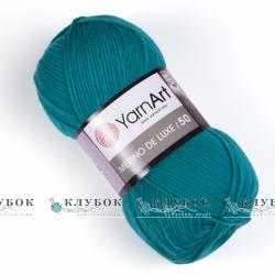 Пряжа полушерсть YarnArt «Merino de Luxe 50 / Мерино де Люкс 50» Турция №156(изумруд)