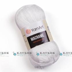 Пряжа YarnArt « Macrame / Макраме» Турция №154(белый)