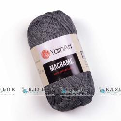 Пряжа YarnArt « Macrame / Макраме» Турция №159(темно серый)