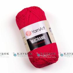 Пряжа YarnArt « Macrame / Макраме» Турция №163(алый)