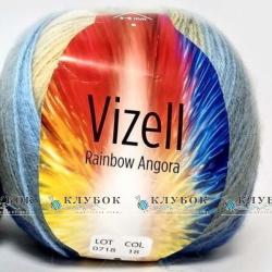 Пряжа Vizell "Rainbow Angora / Рейнбоу Ангора" Туреччина №18