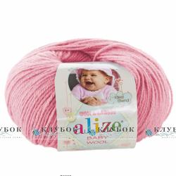Пряжа Alize "BABY WOOL / Бебі Вул" Туреччина №194(рожевий)