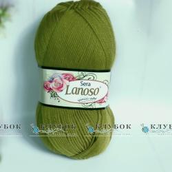 Шерсть Lanoso «Sera / Сера» №912(оливковый)