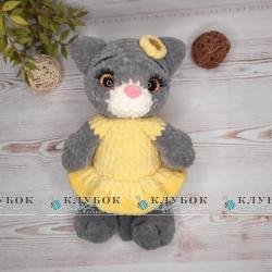 Іграшка Кішечка у сукні (24см)