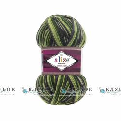 Пряжа для шкарпеток Alize «Superwash /Супервош»  №2696